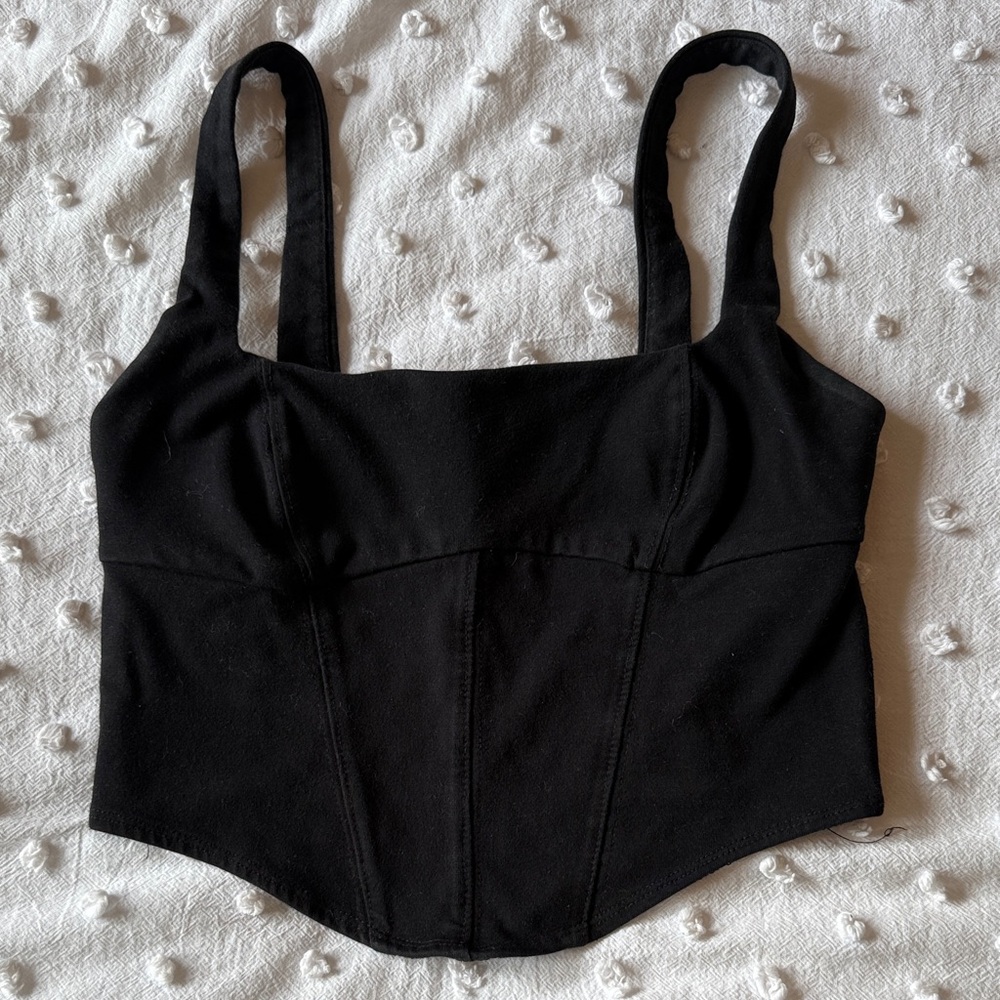 Garage Black Tank Top